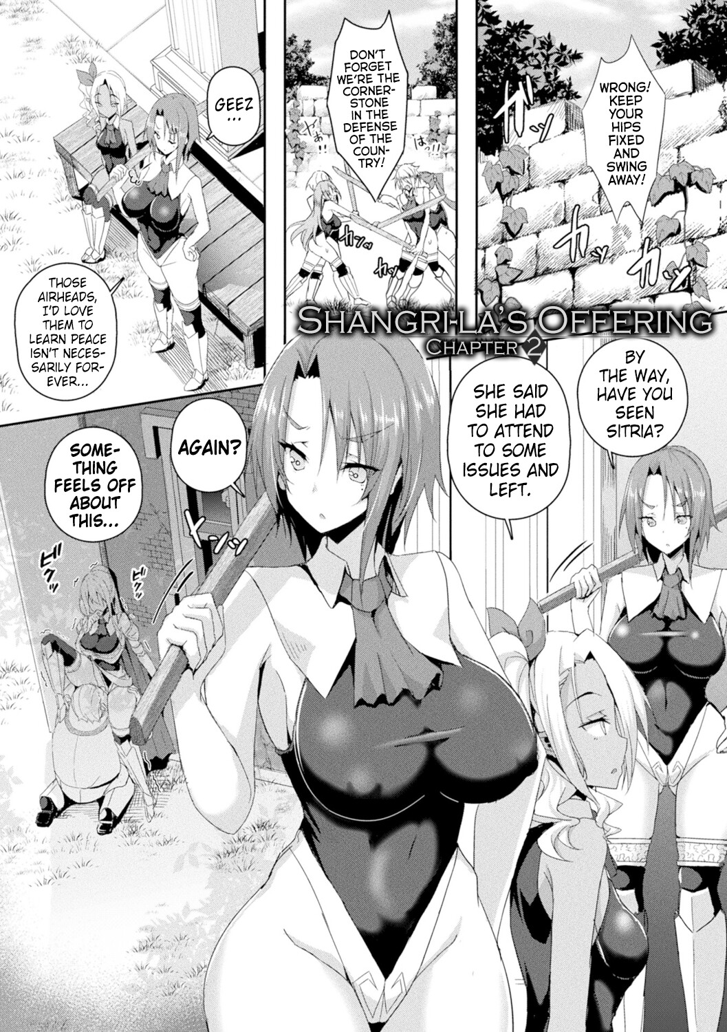Hentai Manga Comic-Shangri-La's Offering -Tale of a Female Knight's Enslavement- Episode 2-Read-1